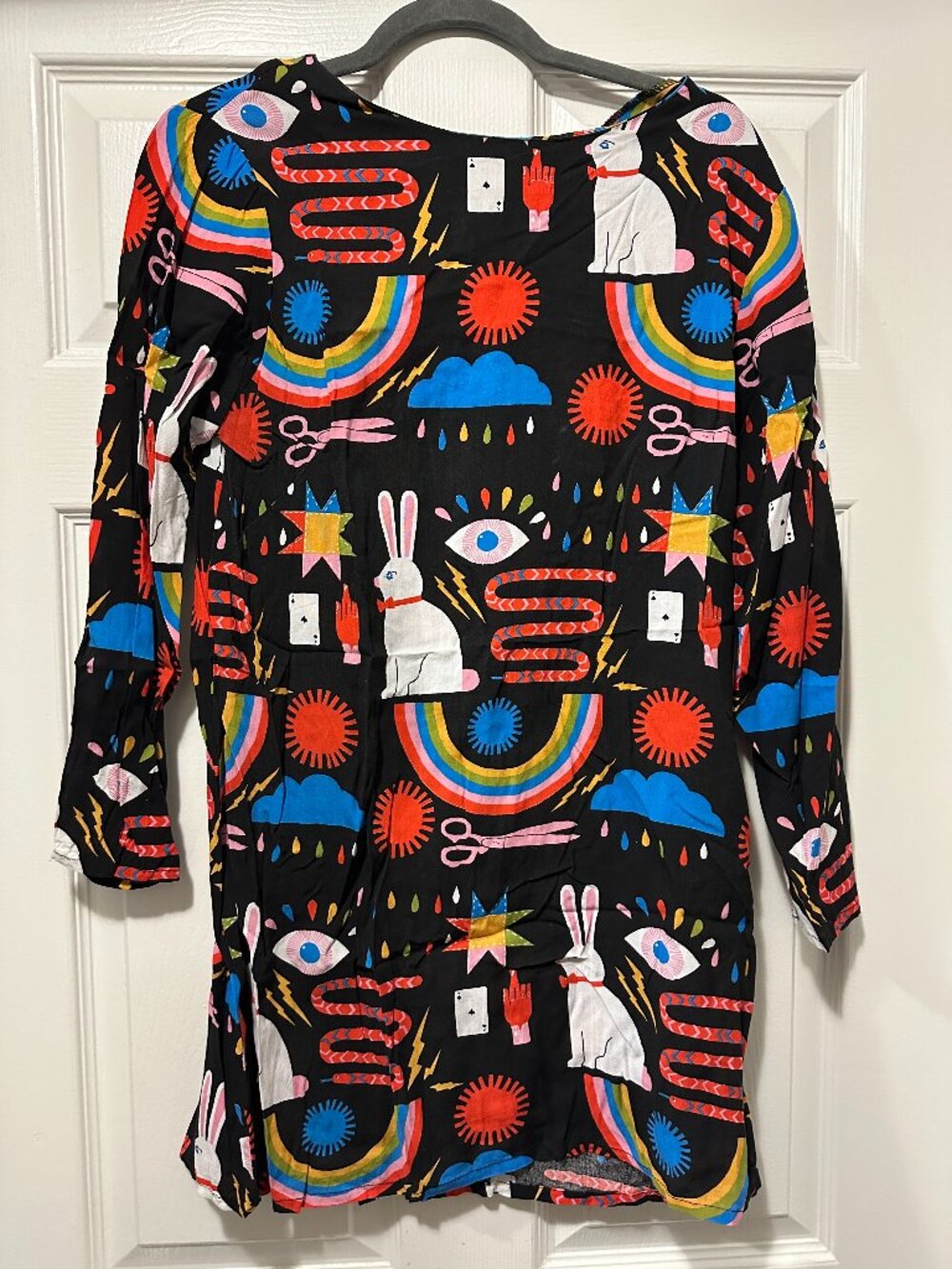 Nooworks MAGIC by Lisa Congdon Long Sleeve Mini Dress
